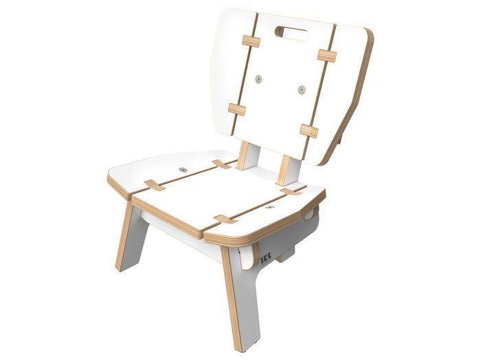 Белое кресло для отдыха Buxus