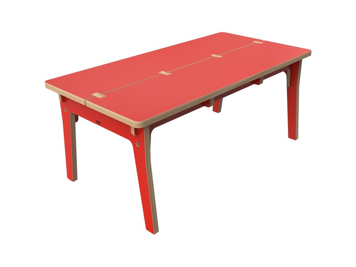 Красный стол Buxus 