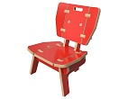 Красное кресло для отдыха Buxus
