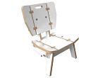 Белое кресло для отдыха Buxus