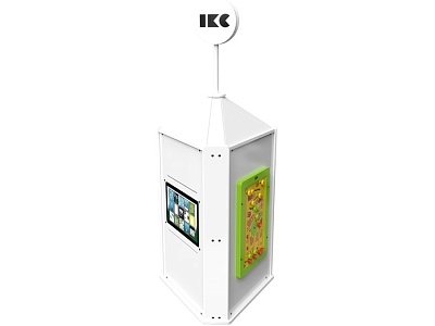 Игровая башня с сенсорным экраном white